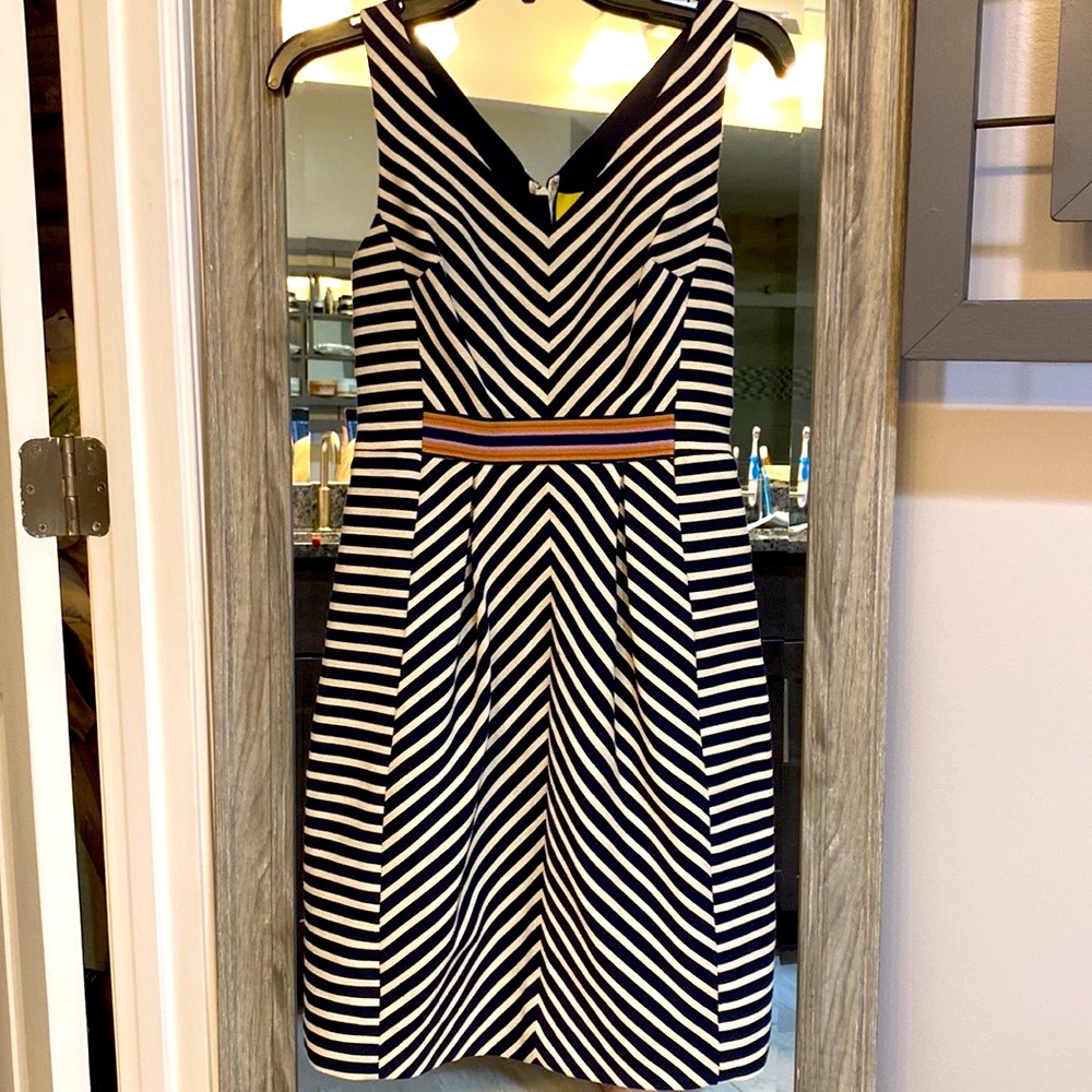 Anthropologie | Striped Pleated Dress - Picture 2 of 6